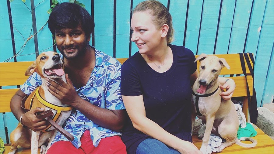 hello canine india julia family