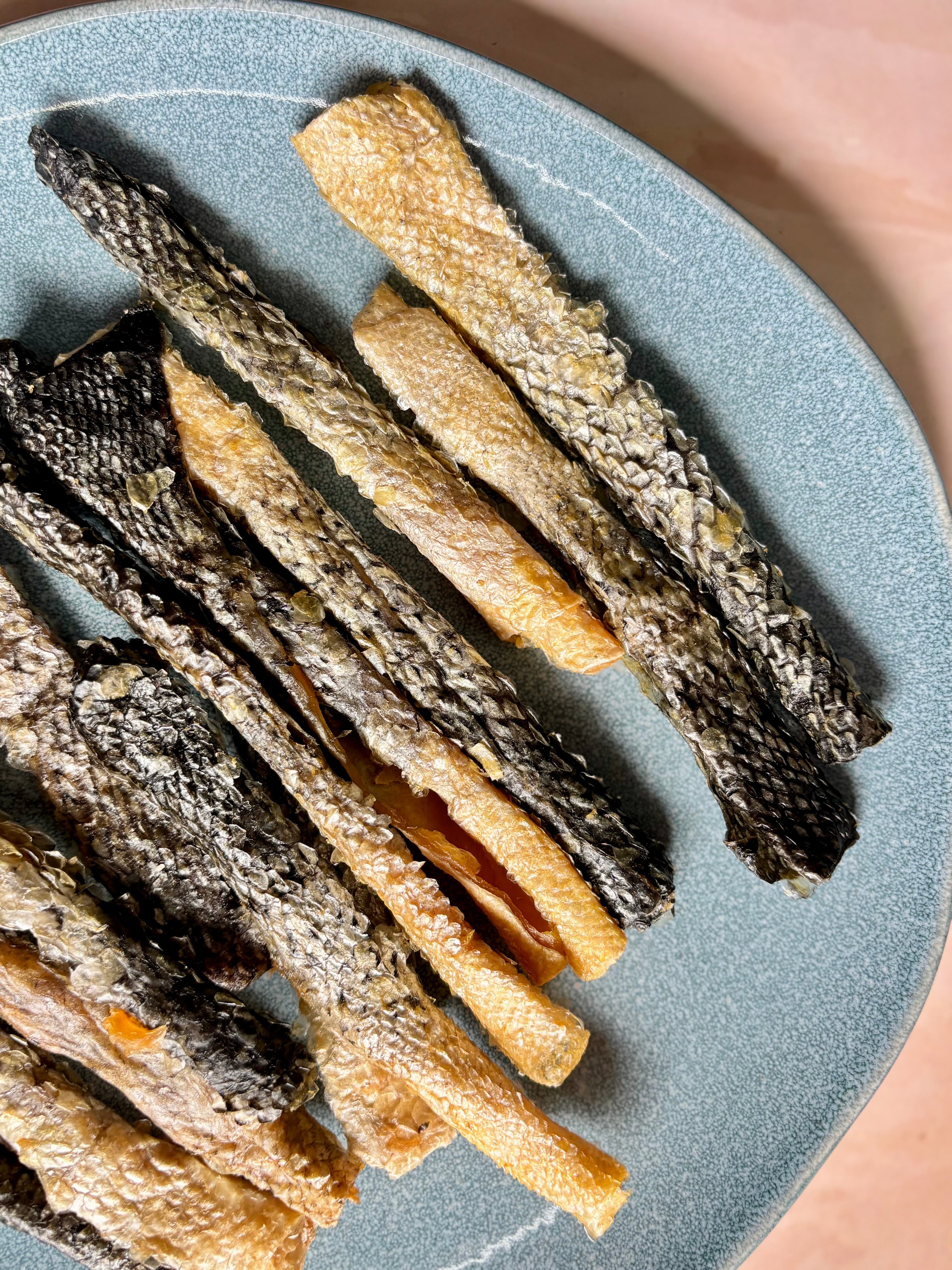 Norwegian Salmon Skin Crisps