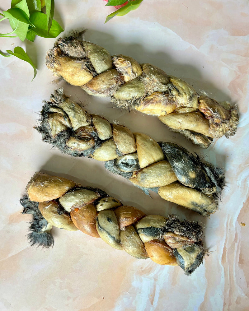 Boneless Rabbit Braid Chews - 9 inch +