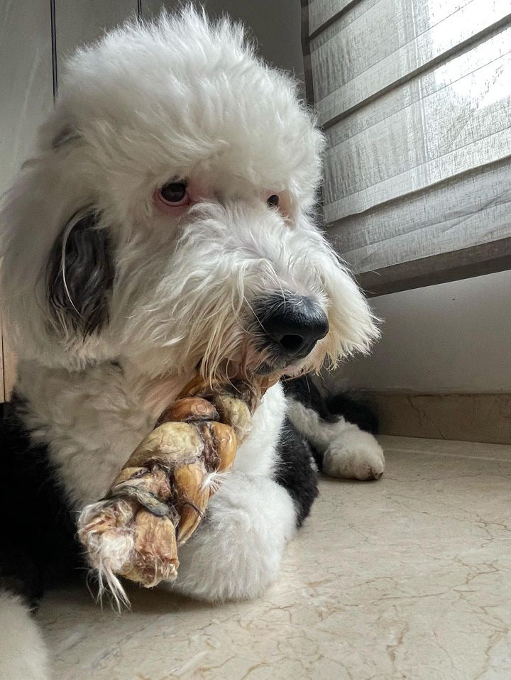 Boneless Rabbit Braid Chews - 9 inch +