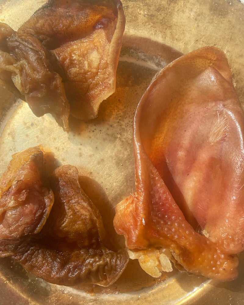 Pork Ear small or large - Boneless Chew