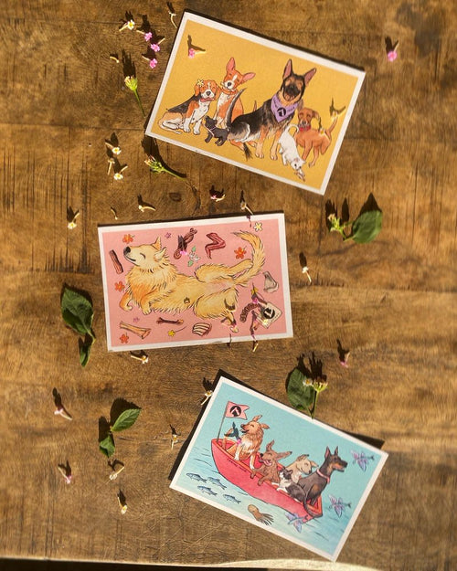 Postcard Set of 3 original Designs | Labonie Roy x CI