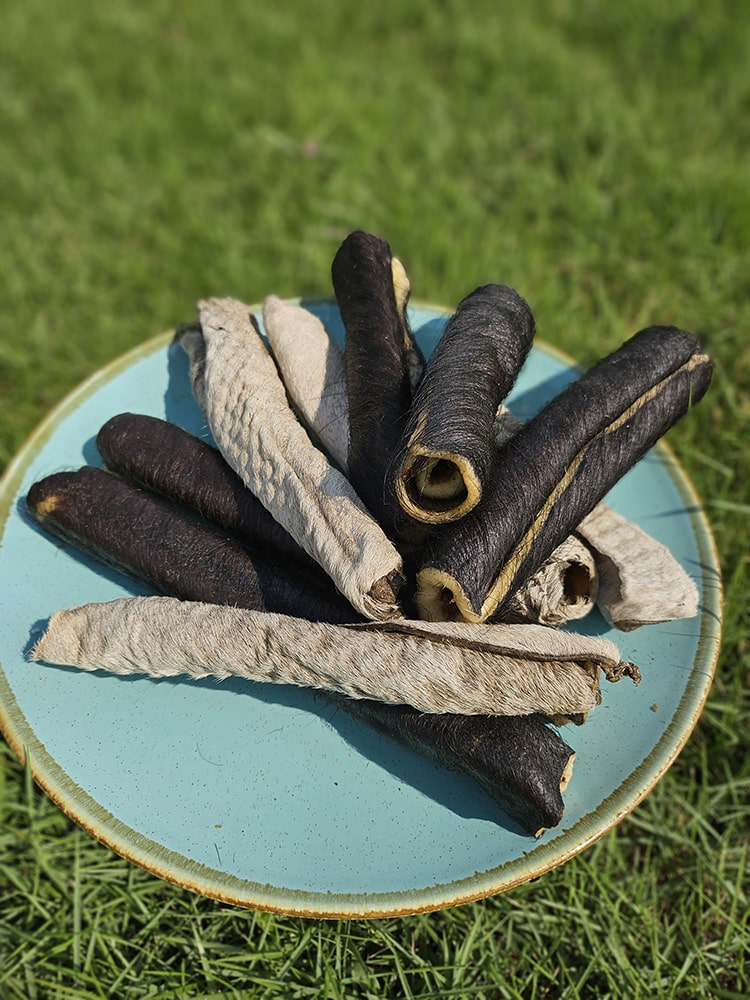 Real Hide - Boneless, Sturdy & Detoxing natural chew | 100% Skin