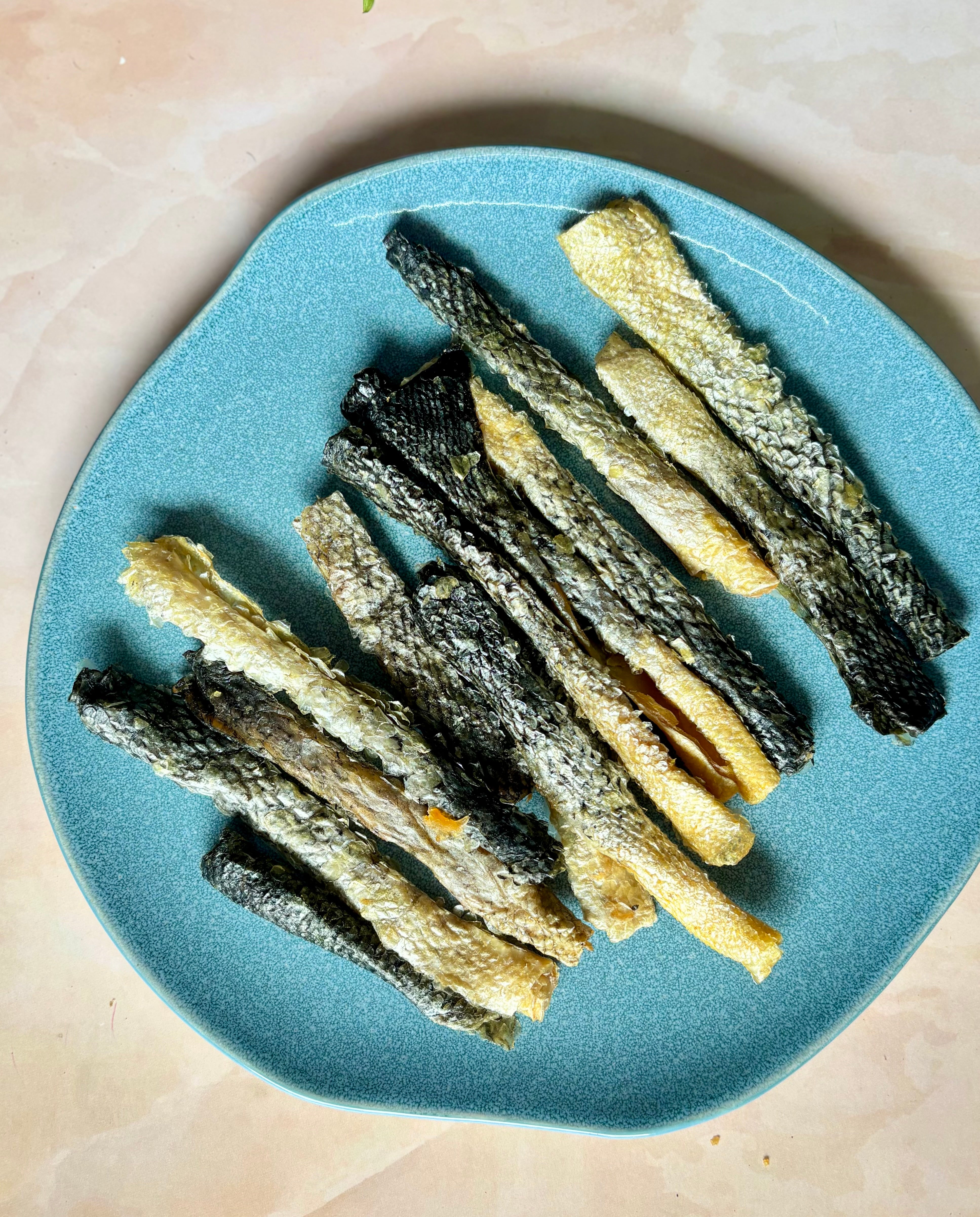 Norwegian Salmon Skin Crisps