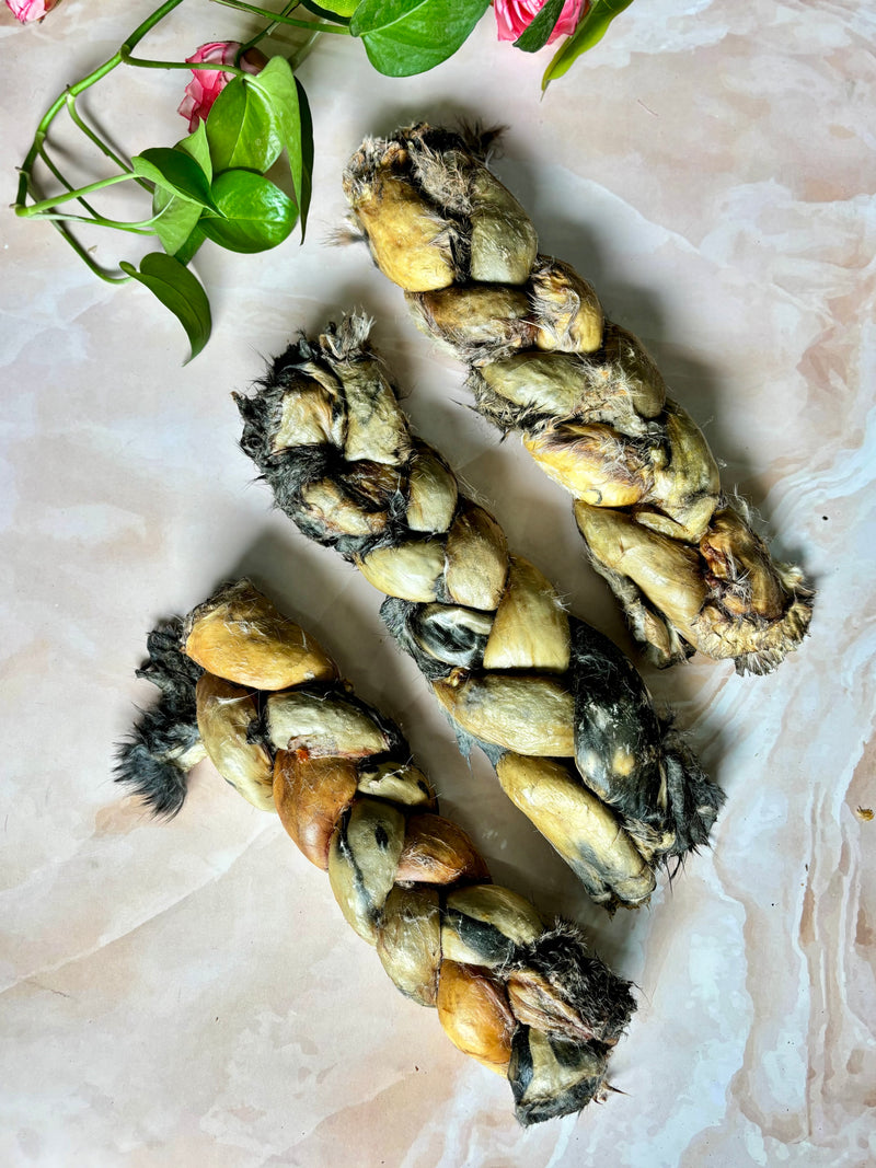 Boneless Rabbit Braid Chews - 9 inch +