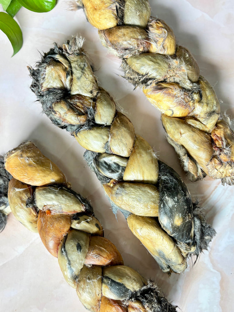 Boneless Rabbit Braid Chews - 9 inch +